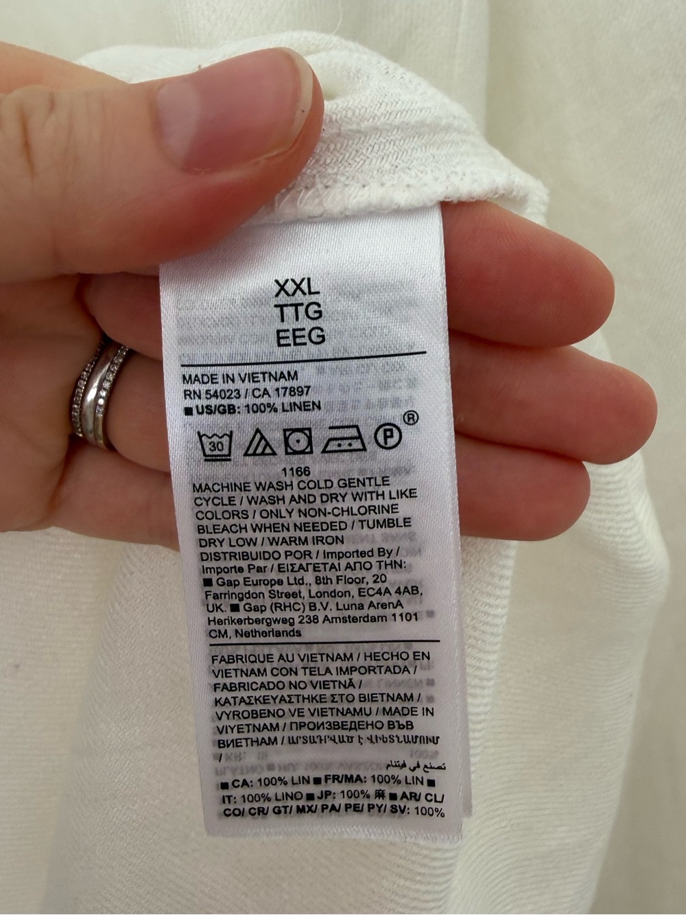 Banana Republic Lisa Linen Maxi Skirt White XXL - Picture 6 of 8
